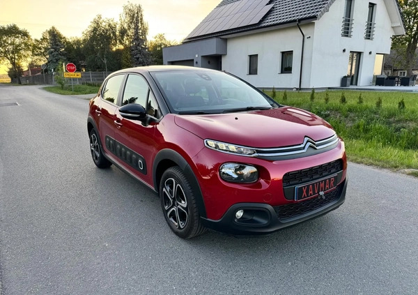 Citroen C3 cena 45999 przebieg: 18500, rok produkcji 2019 z Ryki małe 436